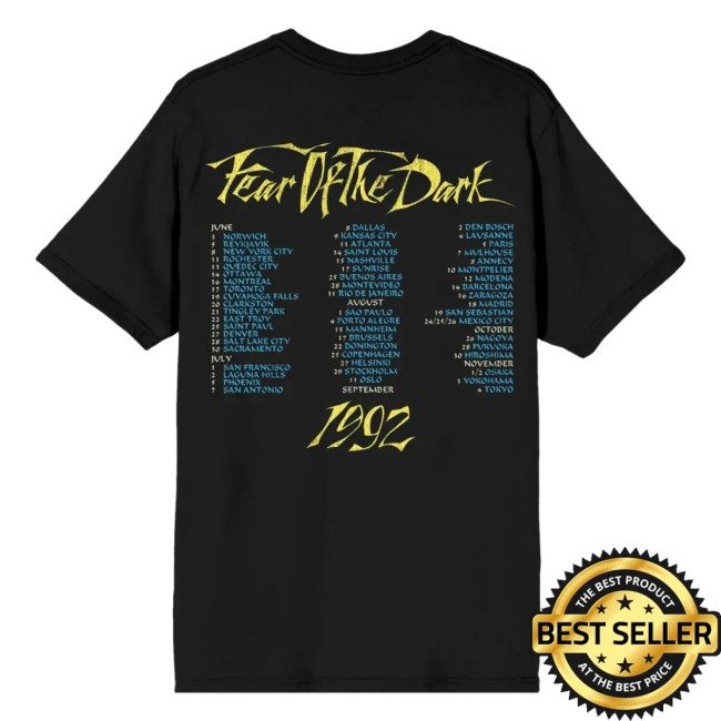 Iron Maiden Store Merch Im50 Fear Of The Dark Tour Tee Iron Maiden Store Merch Im50 Fear Of The Dark Tour Tee