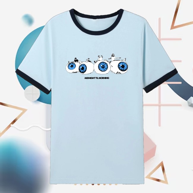 Midnight Til Morning Shop Store Merch Midnight Til Morning ‘Navy Eyes’ Ringer Tee Midnight Til Morning Shop Store Merch Midnight Til Morning ‘Navy Eyes’ Ringer Tee