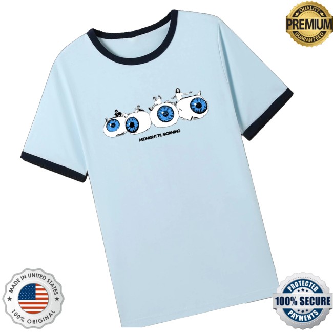 Midnight Til Morning Shop Store Merch Midnight Til Morning ‘Navy Eyes’ Ringer Tee Midnight Til Morning Shop Store Merch Midnight Til Morning ‘Navy Eyes’ Ringer Tee