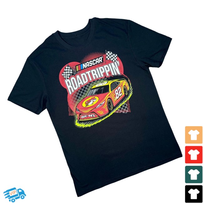 True Texas Merch Store Buc-Ee’s Adult Nascar Road Trippin’ Black T-Shirt True Texas Merch Store Buc-Ee’s Adult Nascar Road Trippin’ Black T-Shirt