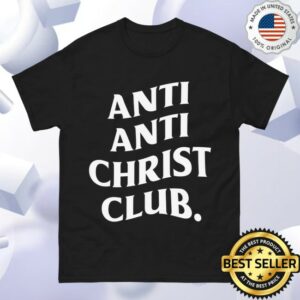 Hangovergang Official Store Merch Anti Anti-Christ Club T-Shirt