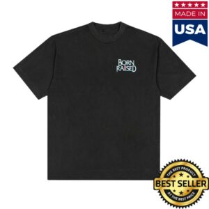 Born X Raised Store Merch Crooked Tee Vintage Black