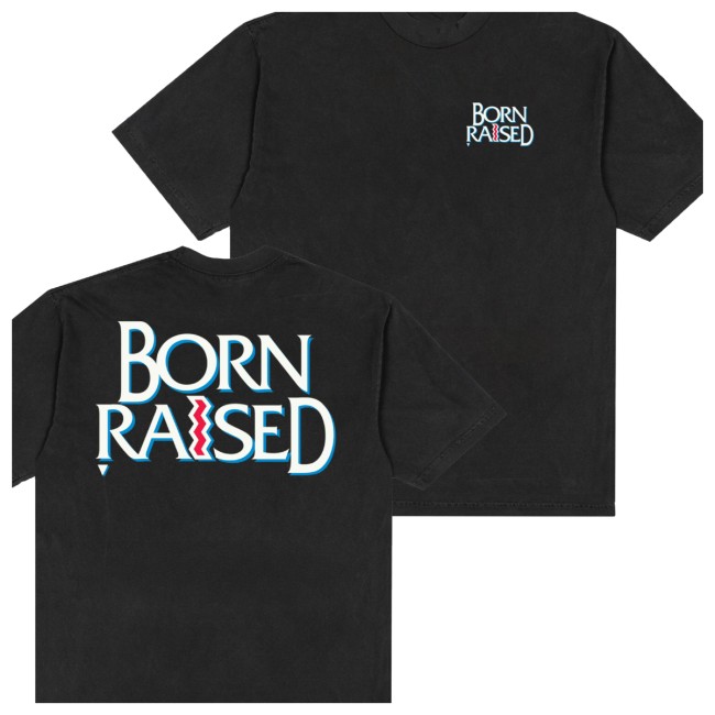 Born X Raised Store Merch Crooked Tee Vintage Black Born X Raised Store Merch Crooked Tee Vintage Black