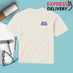 Born X Raised Store Merch Crooked Tee Cream