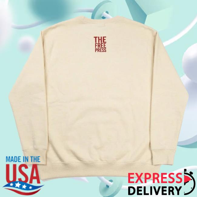 The Free Press Merch Store Think For Yourself Crewneck Cream 4 The Free Press Merch Store Think For Yourself Crewneck Cream