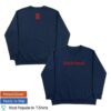 The Free Press Merch Store Think For Yourself Crewneck Navy 2 The Free Press Merch Store Think For Yourself Crewneck Navy