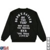 kenny born x raised store merch the town felt letter crewneck black