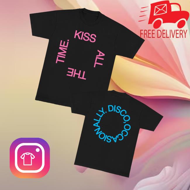 Harry Styles Store Merch Shop Kiss Disco Black Tee Harry Styles Store Merch Shop Kiss Disco Black Tee