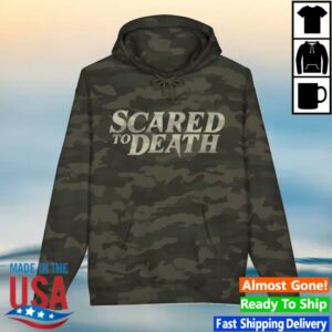Bad Magic Productions Merch Store Scared To Death Premium Camo Sweatshirt