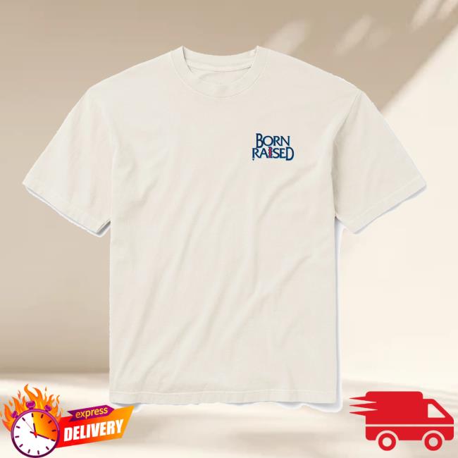 Born X Raised Merch Store Crooked Tee Cream 3 Born X Raised Merch Store Crooked Tee Cream