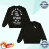 Born X Raised Merch Store The Town Felt Letter Crewneck Black