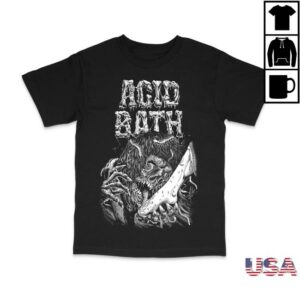 Acid Bath Merch Store Cinderella Tee Black & White