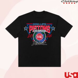 Pistons 313 Shop Merch Store Pistons X Don Life 313 Day Tee By Big Sean