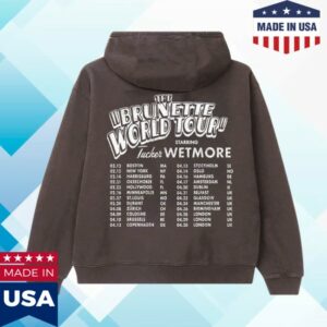 Tucker Wetmore Store Merch Brunette World Tour Hoodie