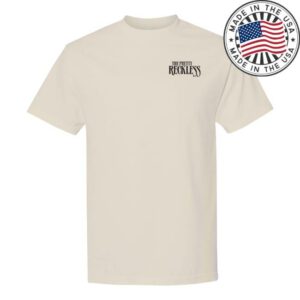 Fearless Records Merch Store The Pretty Reckless Cross Track List Ivory T-Shirt