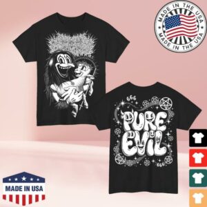 Xavlegband Merch Store Pure Evil Xavleg X Brooksart Limited Edition Collab Tee