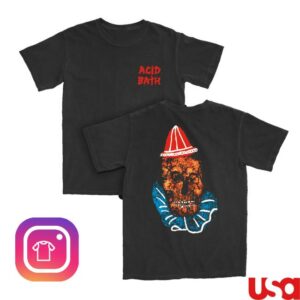 Acid Bath Merch Shop Store Clown Skull Tee