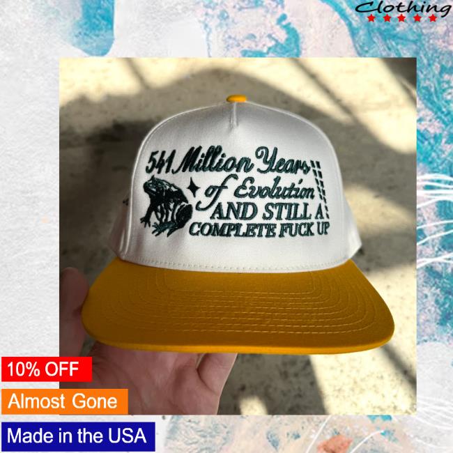 Freddytylerpaul Merch Store 541 Million Years Of Evolution Hat Freddytylerpaul Merch Store 541 Million Years Of Evolution Hat