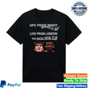 Antisocialsocialclub Store Merch Assc X Ufc Live Tee