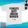 kenny the marathon clothing store merch world%27s best smash burger t shirt white