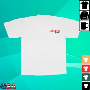 The Marathon Clothing Store Merch Marathon Burger T-Shirt White