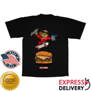 The Marathon Clothing Store Merch Leo Skateboard T-Shirt Black