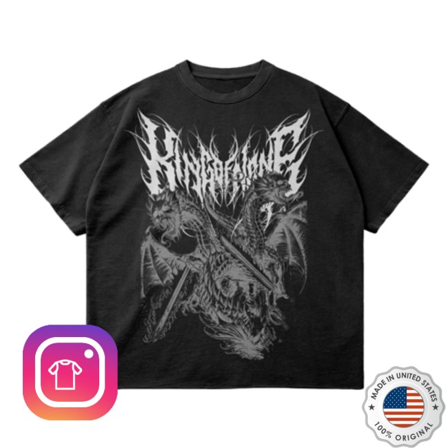 King Of None Music Store Merch The Nameless Oversized Tee King Of None Music Store Merch The Nameless Oversized Tee