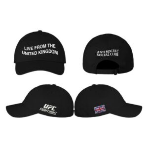 Antisocialsocialclub Merch Store Assc X Ufc Fight Night Cap Black