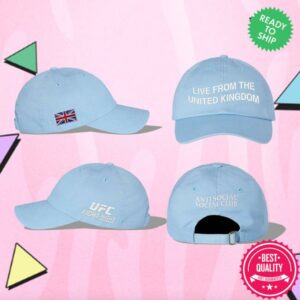 Antisocialsocialclub Merch Store Assc X Ufc Fight Night Cap Light Blue