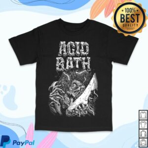 Acid Bath Official Store Merch Cinderella Tee Black &White