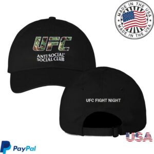 Antisocialsocialclub Merch Store Assc X Ufc With Love Cap Black