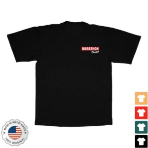 The Marathon Clothing Merch Store Marathon Burger T-Shirt Black
