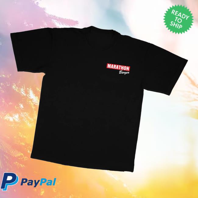 The Marathon Clothing Merch Store Marathon Burger T-Shirt Black 3 The Marathon Clothing Merch Store Marathon Burger T-Shirt Black