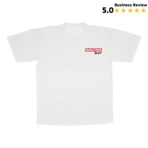 The Marathon Clothing Merch Store Marathon Burger T-Shirt White