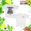 The Marathon Clothing Merch Store World’s Best Smash Burger T-Shirt Black The Marathon Clothing Merch Store World’s Best Smash Burger T-Shirt Black