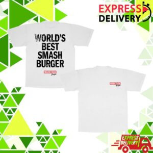 The Marathon Clothing Merch Store World’s Best Smash Burger T-Shirt White
