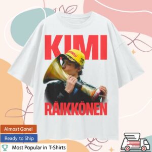 The Red Flags Podcast Merch Store Kimi Raikkonen Tee
