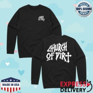 Church Of Dirt Merch Store Renovated Black Premium Crew