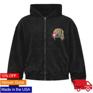 Paradox Lab Merch Store 2001 Finals Zip-Up Hoodie Black