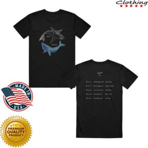 The Front Bottoms Merch Shop Sella 2026 Black T-Shirt