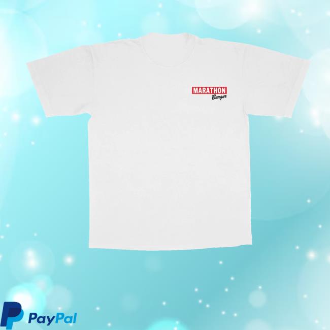 The Marathon Clothing Shop Merch Store Marathon Burger T-Shirt White The Marathon Clothing Shop Merch Store Marathon Burger T-Shirt White