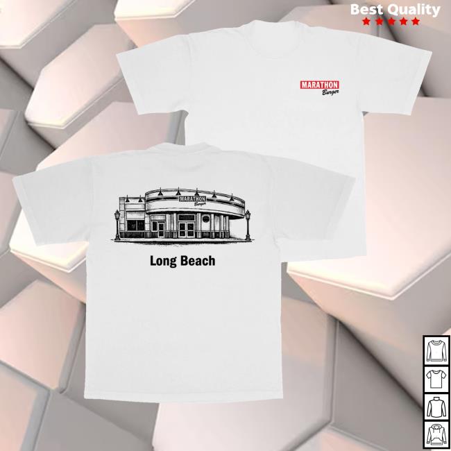 The Marathon Clothing Shop Merch Store Long Beach Burger T-Shirt The Marathon Clothing Shop Merch Store Long Beach Burger T-Shirt