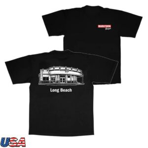 The Marathon Clothing Shop Merch Store Long Beach Burger T-Shirt