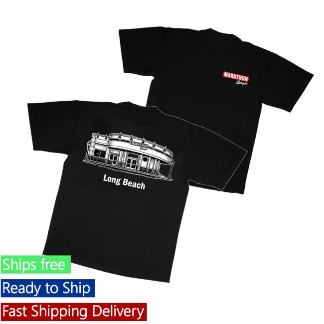 The Marathon Clothing Shop Merch Store Long Beach Burger T-Shirt The Marathon Clothing Shop Merch Store Long Beach Burger T-Shirt