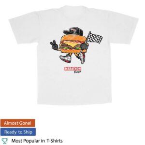 The Marathon Clothing Shop Merch Store Burger Mascot T-Shirt