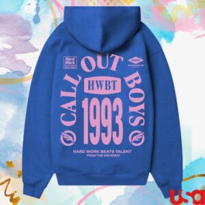 Hwbt Store Merch Call Out Boys 1993 Oversized Hoodie – Cobalt