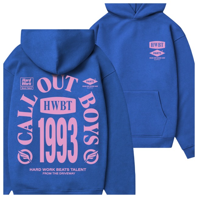 Hwbt Store Merch Call Out Boys 1993 Oversized Hoodie – Cobalt Hwbt Store Merch Call Out Boys 1993 Oversized Hoodie – Cobalt