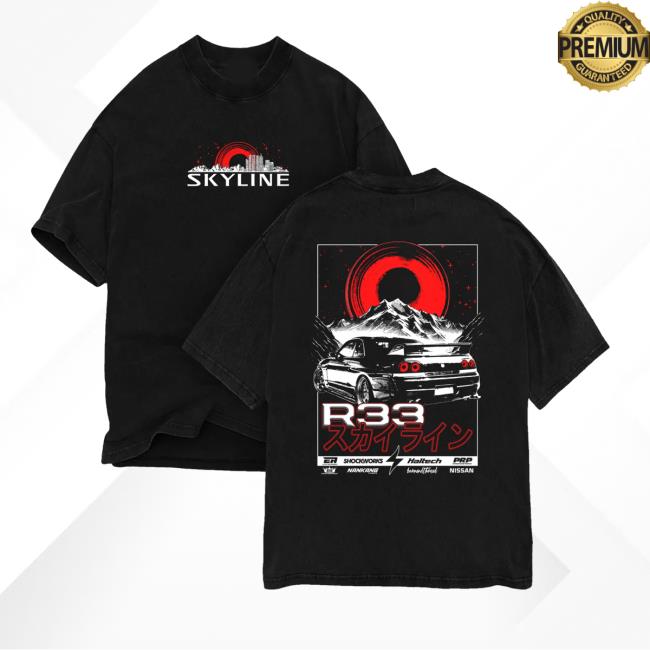 Bennysurge Merch Shop Nissan Skyline R33 T-Shirt Bennysurge Merch Shop Nissan Skyline R33 T-Shirt