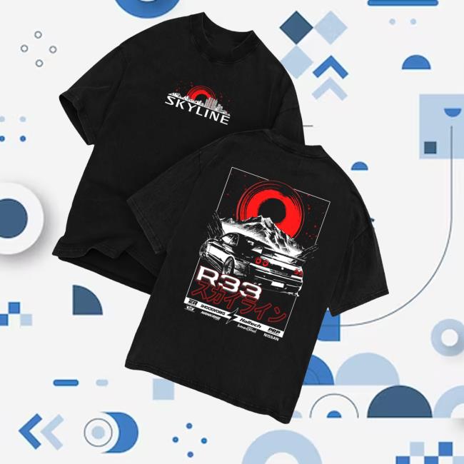 Bennysurge Merch Shop Nissan Skyline R33 T-Shirt Bennysurge Merch Shop Nissan Skyline R33 T-Shirt