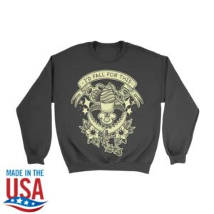 Lostbrostradingco Merch Store I’d Fall For This Tattoo Sweatshirt Friday The 13Th Exclusive